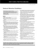 Induced Abortion Guidelines
