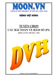 Tuyển chọn các bài toán về hàm số: Phần 1 (Khóa luyện thi 2015 - 2016) - Đặng Việt Hùng