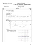 Đáp án - Thang điểm Kỳ thi tuyển sinh đại học, cao đẳng năm 2004 môn Toán, khối B (Đáp án chính thức) - Bộ GD&ĐT