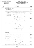 Đáp án - Thang điểm Kỳ thi tuyển sinh đại học năm 2013 môn Toán, khối A & A1 (Đáp án chính thức) - Bộ GD&ĐT
