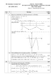 Đáp án - Thang điểm Kỳ thi tuyển sinh đại học, cao đẳng năm 2007 môn Toán, khối B (Đáp án chính thức) - Bộ GD&ĐT