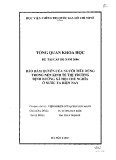 Tổng quan khoa học đề tài cấp bộ: Đảm bảo quyền của người tiêu dùng trong nền kinh tế thị trường định hướng xã hội chủ nghĩa ở nước ta hiện nay