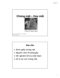 Bài giảng Chóng mặt - Hoa mắt - TS.BS. Lê Thanh Toàn