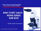 Bài giảng Sinh thiết hạch nông bằng kim nhỏ - ThS.BS. Nguyễn Thị Bích Ngọc