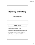 Bài giảng Bệnh tay chân miệng - BS. Lê Thanh Toàn