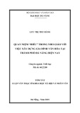 Tóm tắt Luận văn Thạc sĩ Khoa học xã hội và nhân văn: Quan niệm “Hiếu” trong Nho giáo với việc xây dựng gia đình văn hóa tại thành phố Đà Nẵng hiện nay