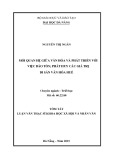 Tóm tắt Luận văn Thạc sĩ Khoa học xã hội và nhân văn: Mối quan hệ giữa văn hóa và phát triển với việc bảo tồn, phát huy các giá trị di sản văn hóa Huế