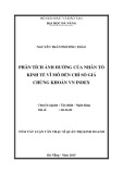 Tóm tắt Luận văn Thạc sĩ Quản trị kinh doanh: Phân tích ảnh hưởng của các nhân tố kinh tế vĩ mô đến chỉ số giá chứng khoán VN Index