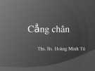 Bài giảng Cẳng chân - ThS.BS. Hoàng Minh Tú