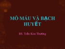 Bài giảng Mô máu và bạch huyết - BS. Trần Kim Thương