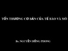 Bài giảng Tổn thương cơ bản của tế bào và mô - BS. Nguyễn Hồng Phong