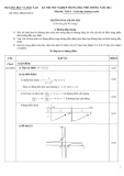 Hướng dẫn chấm thi kỳ thi tốt nghiệp THPT năm 2014 môn Toán - Giáo dục thường xuyên