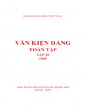 Toàn tập Văn kiện Đảng (Tập 26): Phần 1