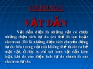 Bài giảng Chương 2: Vật dẫn