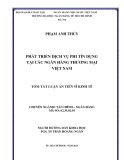 Tóm tắt Luận án Tiến sĩ Kinh tế: Phát triển dịch vụ phi tín dụng tại các ngân hàng thương mại Việt Nam