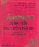 Sự phát triển của tư tưởng Pháp gia - Hàn Phi Tử: Phần 1