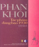 Tác phẩm đăng báo 1930 - Phan Khôi: Phần 1