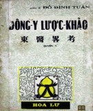 Chuyên đề Đông y lược khảo (Quyển 1): Phần 2