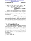 Sử dụng công nghệ thông tin tạo nguồn tư liệu lịch sử hỗ trợ dạy và học môn Lịch sử ở trường phổ thông