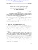 Sử dụng dữ liệu điện tử trong dạy học bài "Thực hành: Đi thăm thiên nhiên" (Tự nhiên và Xã hội 3)