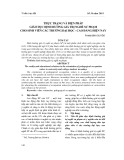 Thực trạng và biện pháp giáo dục định hướng giá trị nghề sư phạm cho sinh viên các trường đại học - cao đẳng hiện nay