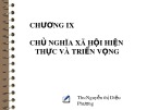 Bài giảng Những nguyên lý cơ bản của chủ nghĩa Mác - Lênin: Chương 9 - ThS. Nguyễn Thị Diệu Phương