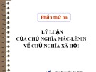 Bài giảng Những nguyên lý cơ bản của chủ nghĩa Mác - Lênin: Chương 7 - ThS. Nguyễn Thị Diệu Phương