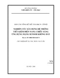 Báo cáo tổng kết đề tài KH&CN cấp Bộ: Nghiên cứu xây dựng hệ thống tiết kiệm điện năng chiếu sáng ứng dụng mạng sensor không dây