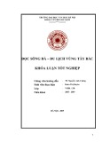 Tóm tắt Khóa luận tốt nghiệp: Dọc Sông Đà – du lịch vùng Tây Bắc