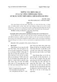 Những tác động địa lí của các công trình khai thác, sử dụng nước trên dòng chính sông Hương