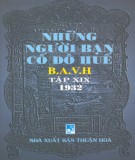 Tìm hiểu Những người bạn Cố đô Huế (Tập XIX): Phần 1