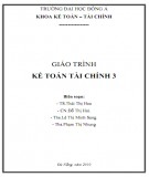 Giáo trình Kế toán tài chính 3: Phần 2 - ĐH Đông Á