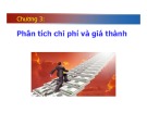 Bài giảng học phần Phân tích hoạt động kinh doanh: Chương 3 - Trần Thị Hương