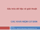 Bài giảng Cấu trúc dữ liệu và giải thuật - Chương 1: Các khái niệm cơ bản