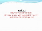 Bài giảng Phần 1: Những vấn đề cơ bản về nhà nước Việt Nam trước cách mạng tháng tám năm 1945