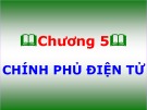 Bài giảng môn Tin học đại cương - Chương  5: Chính phủ điện tử