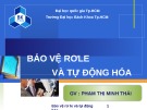 Bài giảng Bảo vệ Rowle và tự động hóa: Chương 1 - Phạm Thị Minh Thái