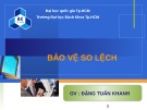 Bài giảng Bảo vệ Rơle và tự động hóa: Chương 9 - Đặng Tuấn Khanh