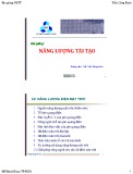 Bài giảng Năng lượng tái tạo: Chương 2 - ThS. Trần Công Binh