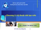 Bài giảng Bảo vệ Rơle và tự động hóa: Chương 2 - Phạm Thị Minh Thái