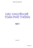 Các chuyên đề Toán phổ thông: Tập 3