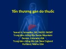 Bài thuyết trình: Tổn thương gan do thuốc