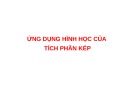 Bài giảng Ứng dụng hình học của tích phân kép