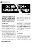 Các thuật toán đảm bảo băng thông