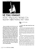 Vệ tinh vinasat: Bước tiến quan trọng của ngành viễn thông Việt Nam