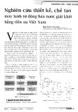 Nghiên cứu thiết kế chế tạo máy lạnh tự động bán nước giải khát bằng tiền xu Việt Nam