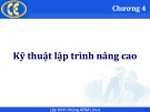 Bài giảng Lập trình hệ nhúng: Chương 4 - Phạm Ngọc Hưng