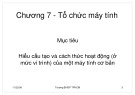 Bài giảng Kiến trúc máy tính: Chương 7 - Trần Sơn Hải