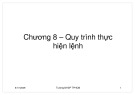 Bài giảng Kiến trúc máy tính: Chương 8 - Trần Sơn Hải