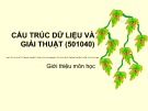 Bài giảng Cấu trúc dữ liệu và giải thuật: Phần mở đầu - ĐH Bách khoa TP. HCM